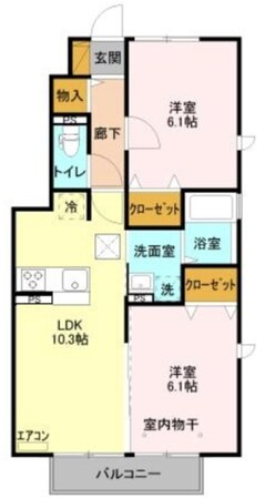 ボナールの物件間取画像